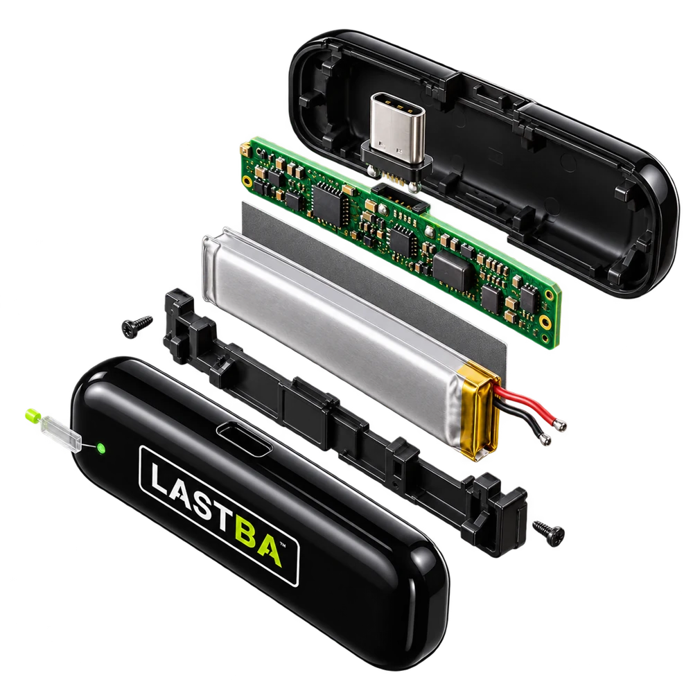 Conceptual exploded view of LASTBA components