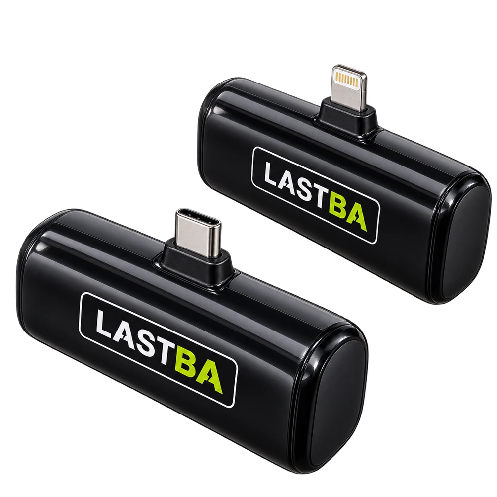 LASTBA powerbanks in two connector options